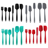 Maxbell Silicone Spatulas Set Cake Mixing Scraper Baking Nonstick Utensil Black 6pcs