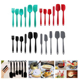 Maxbell Silicone Spatulas Set Cake Mixing Scraper Baking Nonstick Utensil Black 6pcs
