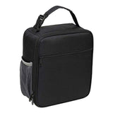 Maxbell Picnic Insulated Food Storage Zipper Box Tote Bag Pouch Thermal Lunch Black