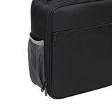 Maxbell Picnic Insulated Food Storage Zipper Box Tote Bag Pouch Thermal Lunch Black