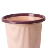 Maxbell  10L Plastic Trash Bin Bucket Dustbin Garbage Can 30.8x18.5x27cm Pink