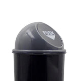 Maxbell Auto Car Garbage Holder Rubbish Bin Dust Case Wastebasket Trash Can Grey