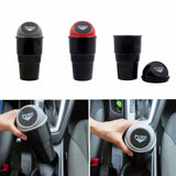 Maxbell Auto Car Garbage Holder Rubbish Bin Dust Case Wastebasket Trash Can Grey