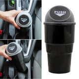 Maxbell Auto Car Garbage Holder Rubbish Bin Dust Case Wastebasket Trash Can Grey