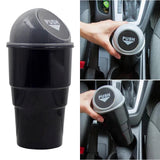 Maxbell Auto Car Garbage Holder Rubbish Bin Dust Case Wastebasket Trash Can Grey