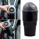 Maxbell Auto Car Garbage Holder Rubbish Bin Dust Case Wastebasket Trash Can Grey