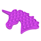 Maxbell Push Bubble Sensory Fidget Toy Stress Reliever for Adults Unicorn-Purple