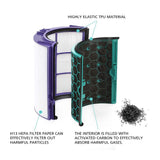 Maxbell 4x Glass HEPA Filter & Activated Carbon Filter for Dyson HP04 HP05 Pure Cool
