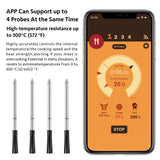 Maxbell Smart Wireless BBQ Thermometer Smart for Oven Rotisserie 3 Grill Modes