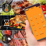 Maxbell Smart Wireless BBQ Thermometer Smart for Oven Rotisserie 3 Grill Modes