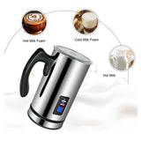 Maxbell Electric Milk Frother Hot Warm and Cold Function for Latte Coffee Household