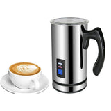 Maxbell Electric Milk Frother Hot Warm and Cold Function for Latte Coffee Household