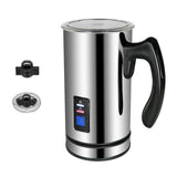 Maxbell Electric Milk Frother Hot Warm and Cold Function for Latte Coffee Household