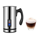 Maxbell Electric Milk Frother Hot Warm and Cold Function for Latte Coffee Household