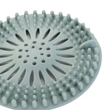 Sink Trap Filter Hair Catcher Shower Bath Cover Basin Drain Strainer Blue