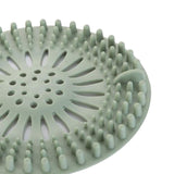 Sink Trap Filter Hair Catcher Shower Bath Cover Basin Drain Strainer Green