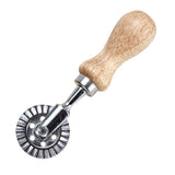 Maxbell Steel Ravioli Stamp Maker Cutter Pasta Maker Mold & Wooden Handle Roll