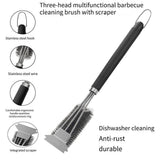 Maxbell Heavy Duty Barbecue Grill Brush Scraper Long BBQ Brush Cleaner Accessory