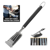 Maxbell Heavy Duty Barbecue Grill Brush Scraper Long BBQ Brush Cleaner Accessory