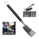 Maxbell Heavy Duty Barbecue Grill Brush Scraper Long BBQ Brush Cleaner Accessory