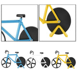 Maxbell Bicycle Pizza Cutter Knives Easy Clean Bake Accs Home Decor Friends Gifts White