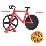 Maxbell Bicycle Pizza Cutter Knives Easy Clean Bake Accs Home Decor Friends Gifts White
