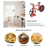 Maxbell Bicycle Pizza Cutter Knives Easy Clean Bake Accs Home Decor Friends Gifts Blue