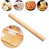Maxbell  Wooden Rolling Pin for Baking Pie Pasta Biscuit Cookies Kitchen Supplies 60x3.5cm