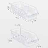 Maxbell Clear Kitchen Refrigerator Organizer Storage Box Food Container Bin