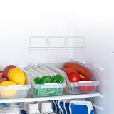 Maxbell Clear Kitchen Refrigerator Organizer Storage Box Food Container Bin