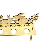 Easter Egg Storage Rack Holder Rabbit/Hen/Happy Easter Decorations for Home Style1