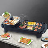 Maxbell Electric Stove Indoor Hotpot Pan Smokeless Integrated Pot Dinner US Adapter