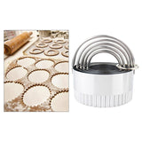 Maxbell  Circle Baking Cake Mold Kitchen DIY Pastry Fondant Cake Cutter Ring Style A