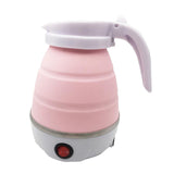 Maxbell 110V 50hz Electric Portable Travel Kettle Camping Caravan 0.6L US Plug  Pink