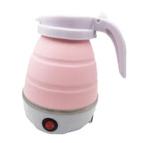 Maxbell 110V 50hz Electric Portable Travel Kettle Camping Caravan 0.6L US Plug  Pink