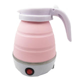 Maxbell 110V 50hz Electric Portable Travel Kettle Camping Caravan 0.6L US Plug  Pink