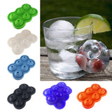 Maxbell Round Ice Cube Ball Tray Silicone Sphere Mold Whiskey Cocktails Green