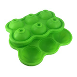Maxbell Round Ice Cube Ball Tray Silicone Sphere Mold Whiskey Cocktails Green