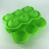 Maxbell Round Ice Cube Ball Tray Silicone Sphere Mold Whiskey Cocktails Green