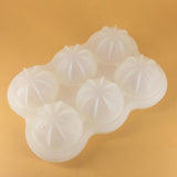 Maxbell Round Ice Cube Ball Tray Silicone Sphere Mold Whiskey Cocktails Clear