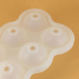 Maxbell Round Ice Cube Ball Tray Silicone Sphere Mold Whiskey Cocktails Clear