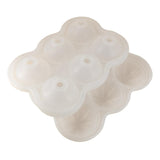 Maxbell Round Ice Cube Ball Tray Silicone Sphere Mold Whiskey Cocktails Clear