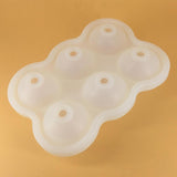 Maxbell Round Ice Cube Ball Tray Silicone Sphere Mold Whiskey Cocktails Clear