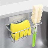 Maxbell Compact Kitchen Sponge Holder Stainless Steel Hanging Kitchen No Drilling