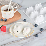 Maxbell  Silicone Cake Mold 3D Rabbit Shape Cake Baking Tool Fondant Tray Large