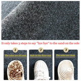 Maxbell Door Mat Mats Doormats Front Entrance Door Mats Indoor & Outdoor Gray 60x90cm