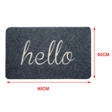 Maxbell Door Mat Mats Doormats Front Entrance Door Mats Indoor & Outdoor Gray 60x90cm