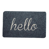 Maxbell Door Mat Mats Doormats Front Entrance Door Mats Indoor & Outdoor Gray 60x90cm