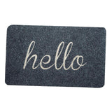 Maxbell Door Mat Mats Doormats Front Entrance Door Mats Indoor & Outdoor Gray 60x90cm