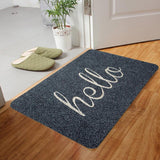 Maxbell Door Mat Mats Doormats Front Entrance Door Mats Indoor & Outdoor Gray 60x90cm